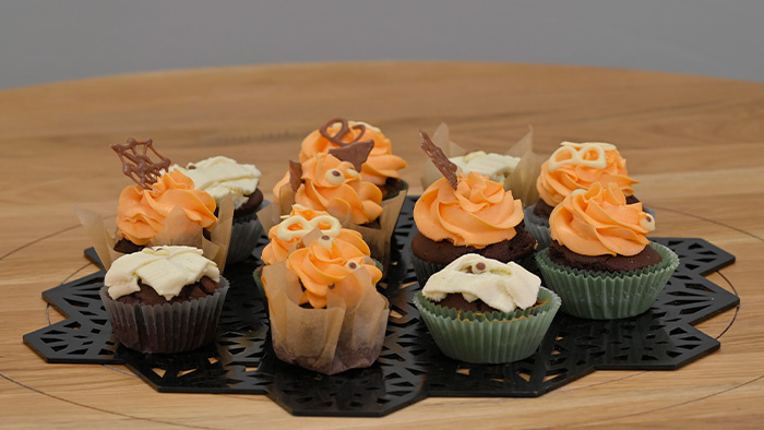 Obrázok receptu - Halloweenske cupcakes od Lenky