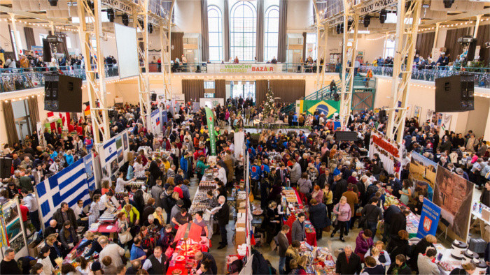 Weihnachtsbasar des Internationalen Frauenklubs in Bratislava 