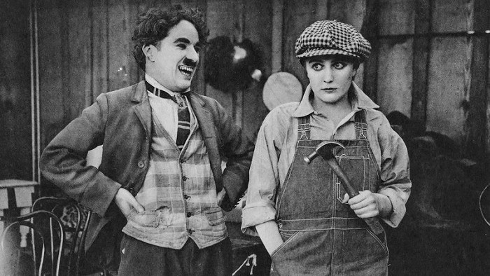 Chaplin vo filmovom ateliéri