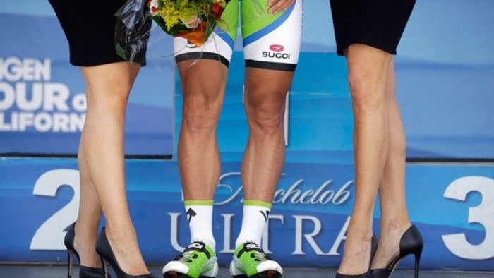 The man behind Peter Sagan’s legs