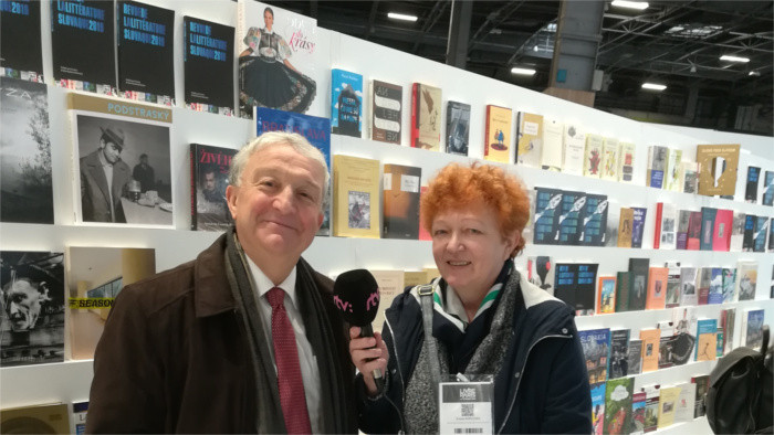 Le stand de la Slovaquie à Livre Paris 2019