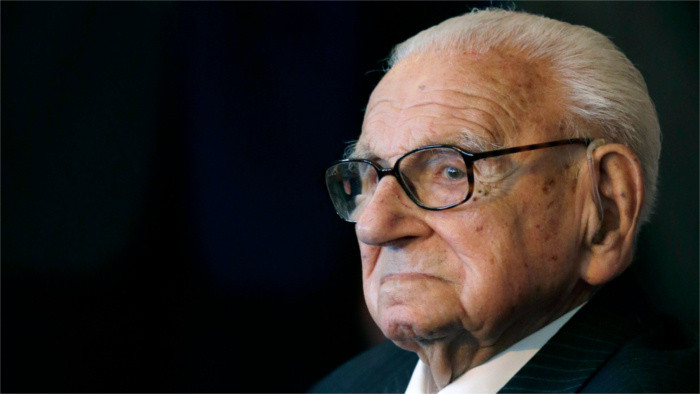 Nicholas Winton rettete rund 700 Kinder aus der Tschechoslowakei