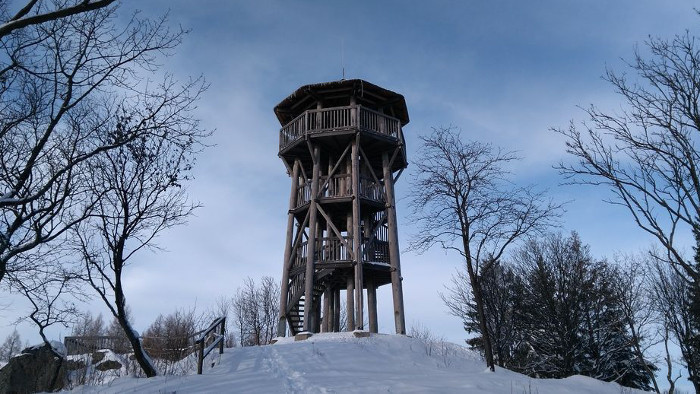 Winterausflug zum Aussichtsturm von Krahule