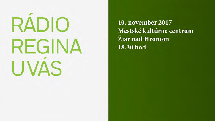 Rádio Regina u vás