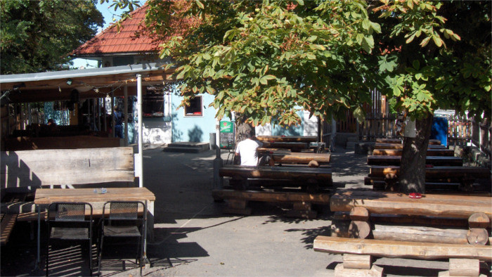 Biergarten mit Kultstatus