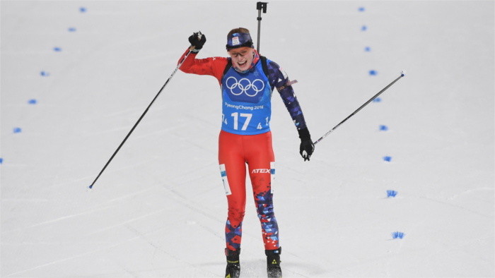 Slovak women’s biathlete team at its best