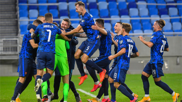 Slovak football squad beats Republic of Ireland