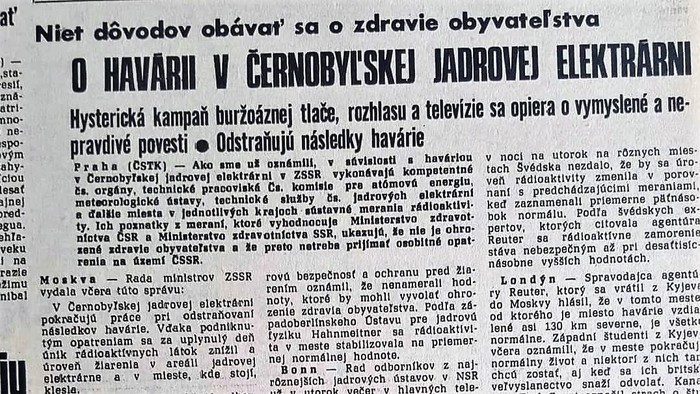 Prečo po nežnej revolúcii trestne stíhali československé komunistické špičky v prípade Černobyl? 