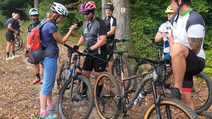 Cyklistická trasa Grófka Trail pri Humennom