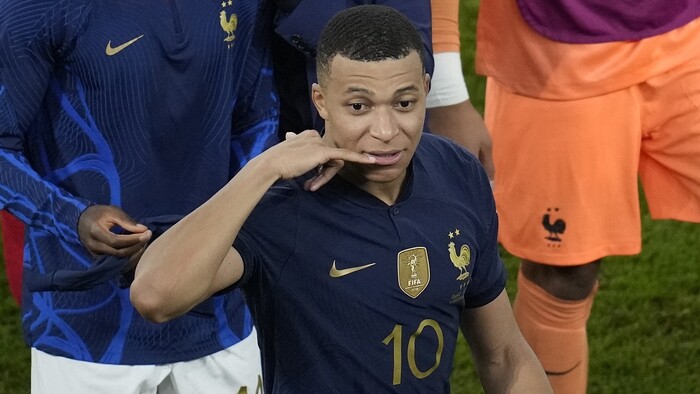 Francúzsky futbalista Kylian Mbappé