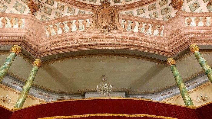 Ein echtes Empire-Theater in der westslowakischen Stadt Hlohovec