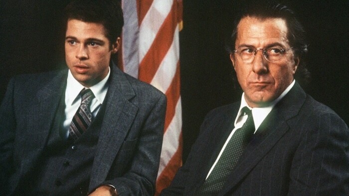 Brad Pitt a Dustin Hoffman