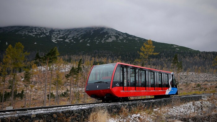 Na parkovisku pod Hrebienkom