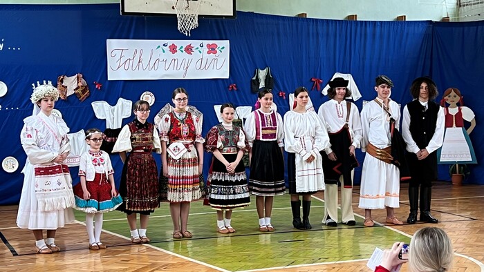 Folklórny deň v základnej škole v Dolnej Strehovej