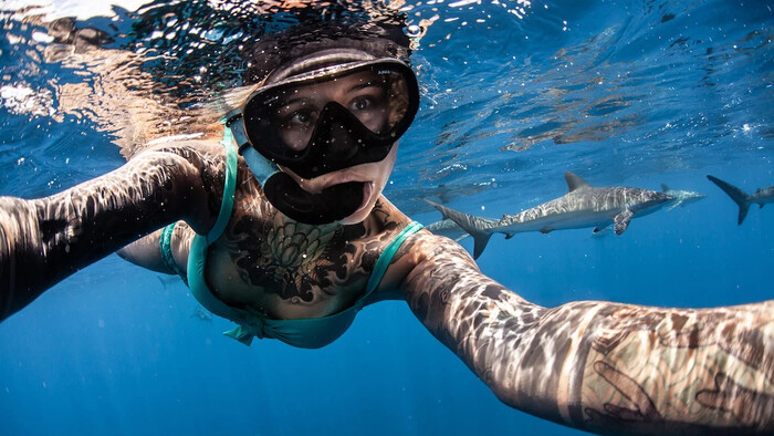 Lucia Baranová: una verdadera sirena, enamorada del mar