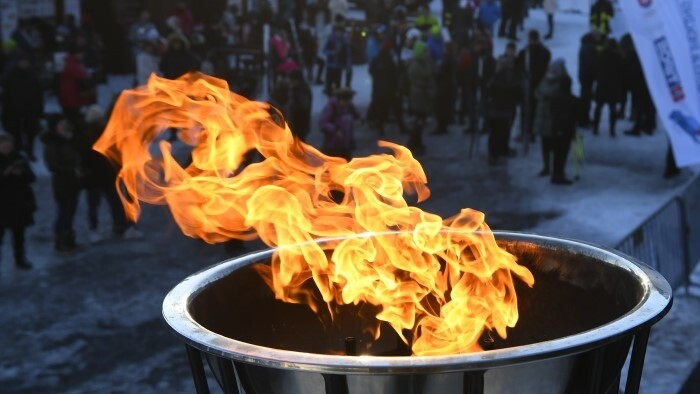 Une Slovaque au relais de la flamme olympique