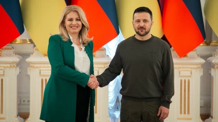 Abschiedsbesuch von Präsidentin Čaputová in der Ukraine