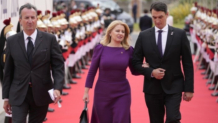 Zuzana Čaputová  aux commémorations du Jour J