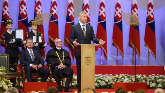 Investiture du nouveau Président de la République slovaque Peter Pellegrini 