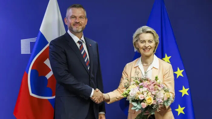 President Pellegrini meets von der Leyen in Brussels