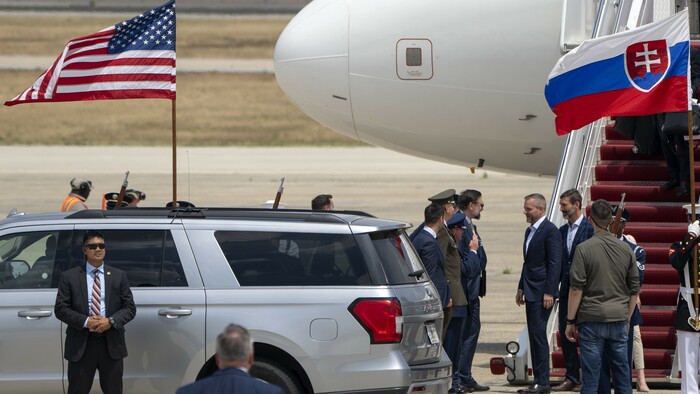 Pellegrini et Blanár aux États-Unis