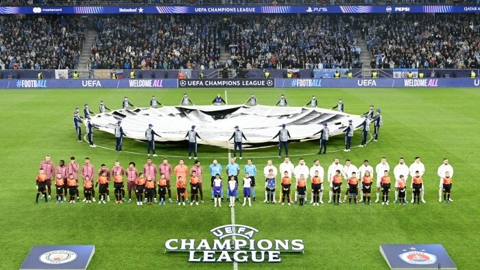 Slovan loses to Manchester City in Champions League Match