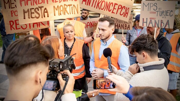 Martinčania protestovali proti zmenám v parkovaní