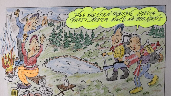 Karikatúry z tridsiatich deviatich krajín na Fraštackom tŕni