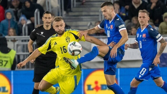 UEFA Nation League: Slovakia - Sweden 2:2 in C-division