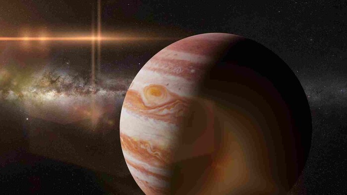 Jupiter sa rozžiari na nočnej oblohe 