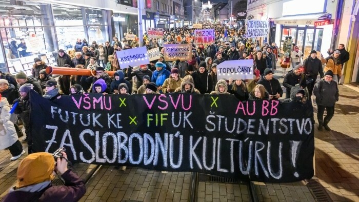 Celoslovenský protest "kultúrna pochodeň"