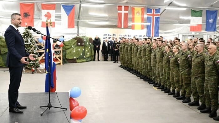 Les soldats slovaques en Lettonie restent à la base d'Adaž durant les Fêtes 