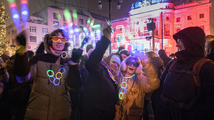 Silvester v krajských mestách