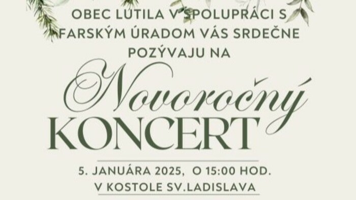 Novoročný koncert v Lutile