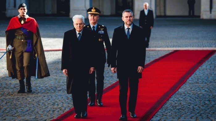 Le Président de la République P. Pellegrini en visite officielle en Italie