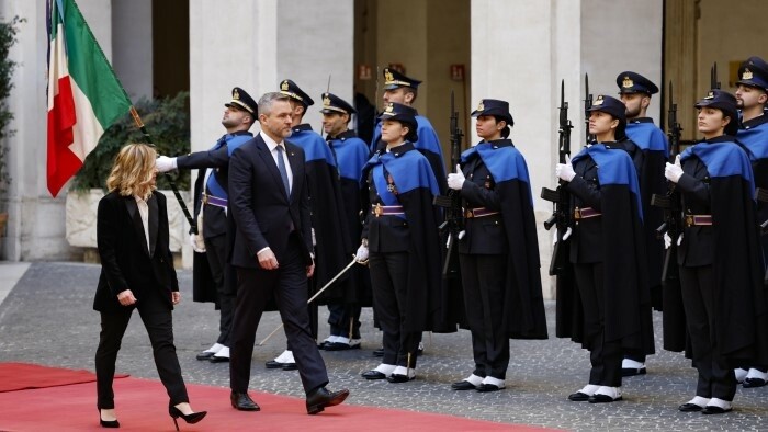 Peter Pellegrini à Rome