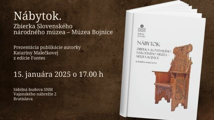 Historička umenia Katarína Malečková o publikácii Nábytok: Zbierka SNM – Múzea Bojnice