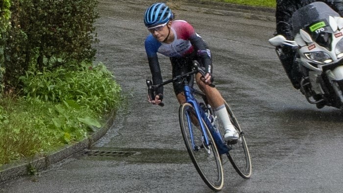 On her debut in a new age category, Slovak cyclist came 6th