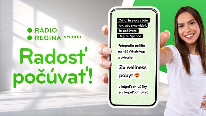 Hra Rádia Regina Východ – Radosť počúvať!