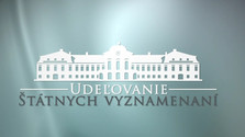 Odovzdávanie štátnych vyznamenaní k 25. výročiu vzniku SR prezidentom SR