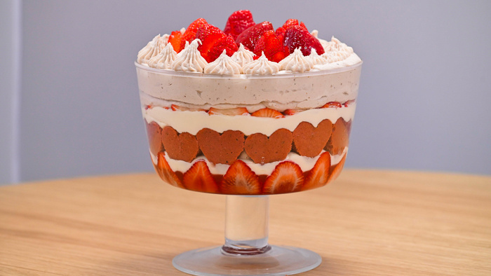 Srdiečkové trifle od Mišky