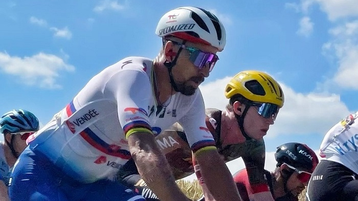 Peter Sagan si po páde necítil nohu: Potom som už kašľal na to