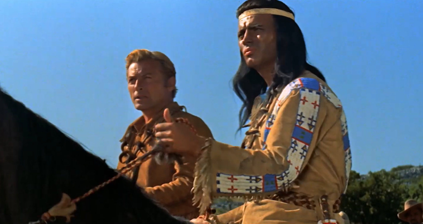 Winnetou a Old Shatterhand jednotkami večera